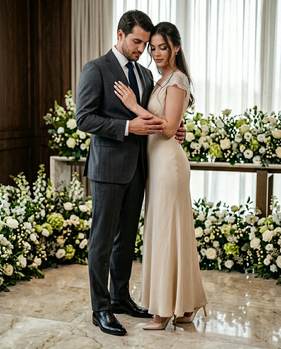 Casal em cerimônia